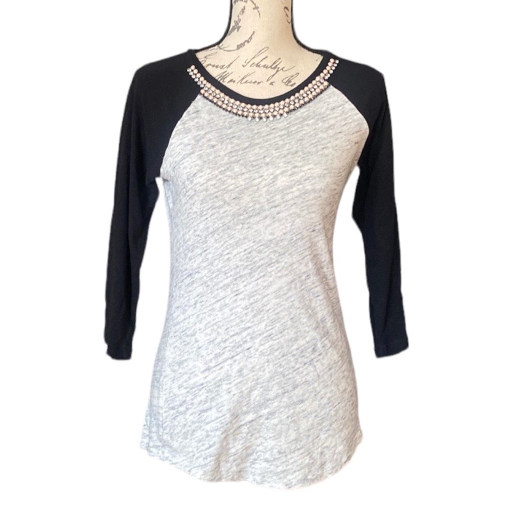 J. Crew Baseball Tee